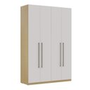 Ver imagem 3 de Guarda Roupa Roupeiro 159cm com 4 Portas e 3 Gavetas Ares 2066 Genialflex