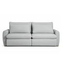 Ver imagem 3 de Sofa Curve 2.10 Nobly Veludo Bege
