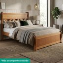 Ver imagem 2 de Cama Casal Madeira Macica Xila 146 cm Mogno Mell Nath