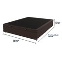 Ver imagem 4 de Cama Box Baú Casal 138x188 Marrom