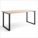 Ver imagem 4 de Pé de Mesa Estilo Industrial Metalon 75x50 Kit 2pçs Preto Preto