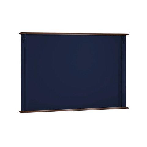 Painel de Tv para Sala 150cm Clássico 50505 Linz Móveis - Azul Petróleo/imbuia Glazer