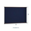 Ver imagem 2 de Painel de Tv para Sala 150cm Clássico 50505 Linz Móveis - Azul Petróleo/imbuia Glazer