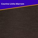 Ver imagem 4 de Base Box Cama Solteiro Sapateira Courino Linho Marrom e Colchão Airtech Ortobom 88x188