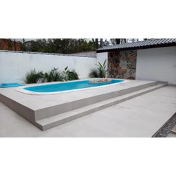 Kit 8pçs Borda Atérmica Piscina Antiderrapante 50x20cm Vitoratto - Cinza - 2