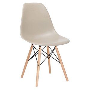 Cadeira Charles Eames Eiffel Dsw - Nude - Madeira Clara