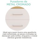 Ver imagem 7 de Gaveteiro para Escritório com 2 Gavetas e Nicho Loke Olmo/branco