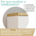 Ver imagem 6 de Gaveteiro para Escritório com 2 Gavetas e Nicho Loke Olmo/branco