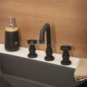 Ver imagem 5 de Torneira Para Banheiro Misturador Duplo Comando Jatobá Pingoo.casa - Preto