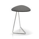Ver imagem 1 de Mesa Apoio Lateral Organic para Sofá Pé Cromado 65cm:Laca Preto
