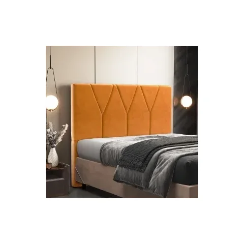 Cabeceira Cama Box Casal 140 cm Aurora W01 Couríssimo Whisky - Lyam Decor