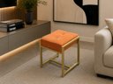 Ver imagem 1 de Banco Decorativo Linha Alta Future:Boucle Terracota