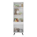 Ver imagem 4 de Paneleiro 2 Portas 62cm Veneza Multimóveis V3739 Branco/Preto