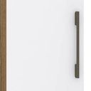 Ver imagem 4 de Guarda Roupa Canto Reto 90cm com 1 Porta Delphi Avelã/branco L01 - Mpozenato