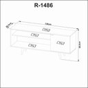 Ver imagem 6 de Rack para Tv até 42 Polegadas 1 Portas R1486 Amêndoa