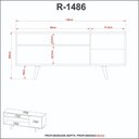 Ver imagem 7 de Rack para Tv até 42 Polegadas 1 Portas R1486 Amêndoa