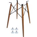 Ver imagem 1 de Pé Base Eiffel 75cm Charles Eames Para Vidro Com 4 Ventosa