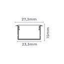 Ver imagem 4 de Perfil de Embutir para Fita Led Nordecor 27mm