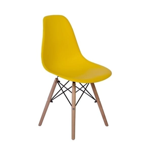 Kit Mesa Jantar Eiffel 90cm Preta + 4 Cadeiras Charles Eames - 3