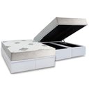 Ver imagem 1 de Cama Box Baú Queen + Colchão Ortopédico Inovaflex Comfort Premium