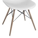 Ver imagem 4 de Kit Mesa Jantar Eiffel 90cm Branca + 4 Cadeiras Charles Eames