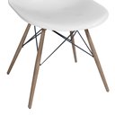 Ver imagem 5 de Kit Mesa Jantar Eiffel 90cm Branca + 4 Cadeiras Charles Eames