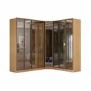 Ver imagem 2 de Roupeiro Modulado Ravi Mdf 243,5x232,2cm 8 Portas Reflecta Olmo 1110