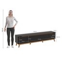 Ver imagem 4 de Rack Kappesberg 3 Portas Preto Fosco 218cm