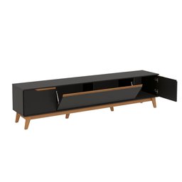 Rack Kappesberg 3 Portas Preto Fosco 218cm - 6