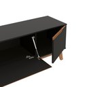 Ver imagem 7 de Rack Kappesberg 3 Portas Preto Fosco 218cm