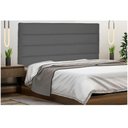 Ver imagem 4 de Cabeceira La Italiana para Cama Box Casal 140cm Suede Cinza