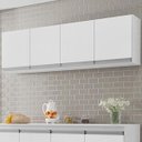 Ver imagem 1 de Armário Aéreo para Cozinha Ambiente Andréia 4 Portas 150 Cm Ajl