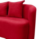 Ver mais imagens de Sofá Decorativo Montreal 180cm Orgânico Suede Vermelho