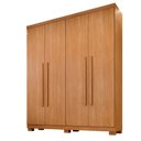 Ver imagem 1 de Guarda Roupa Filadélfia 4 Portas Benetil Cinamomo