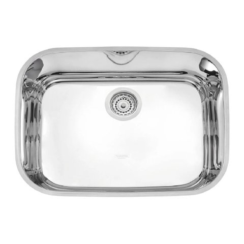 Cuba de Embutir Retangular Aço Inox 48x34 Alto Brilho Lavínia Tramontina