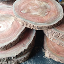 Ver imagem 4 de Bolacha Madeira Tronco Bandeja Tábua Bruta 45 Cm