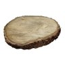 Bolacha Madeira Tronco Bandeja Tábua Bruta 45 Cm - 2