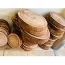 Ver imagem 3 de Bolacha Madeira Tronco Bandeja Tábua Bruta 45 Cm