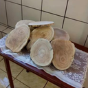 Ver imagem 7 de Bolacha Madeira Tronco Bandeja Tábua Bruta 45 Cm