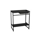 Ver imagem 1 de Gabinete Banheiro Ferro Iron Black 80x45 Cm