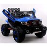 Carrinho Jipe Infantil Elétrico Super Cross 4x4 12v com Controle Remoto Bluetooth Azul - 4