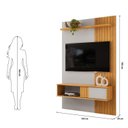 Ver imagem 3 de Painel Frisado para TV até 50 Polegadas 120cm Cosmos
