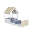 Ver imagem 7 de Cama Infantil Montessoriana com Casinha Infanto Branco/Carvalho Araguaia
