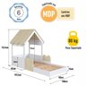 Cama Infantil Montessoriana com Casinha Infanto - 11