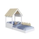 Ver imagem 6 de Cama Infantil Montessoriana com Casinha Infanto Branco/Carvalho Araguaia
