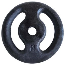 Kit Anilhas 16kg + Barra 120 Cm Com Presilhas Treino - 5