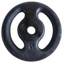 Ver imagem 5 de Kit Anilhas 16kg + Barra 120 Cm Com Presilhas Treino