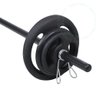 Kit Anilhas 16kg + Barra 120 Cm Com Presilhas Treino - 2