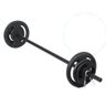 Kit Anilhas 16kg + Barra 120 Cm Com Presilhas Treino - 1