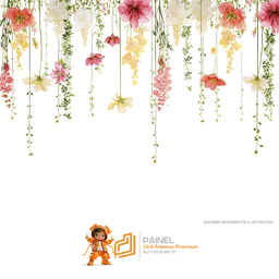 Papel de Parede Painel Florais - 2